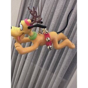 Pluto Reindeer Jingle Bells Grolier DISNEY ORNAMENT BOXED 26231-111